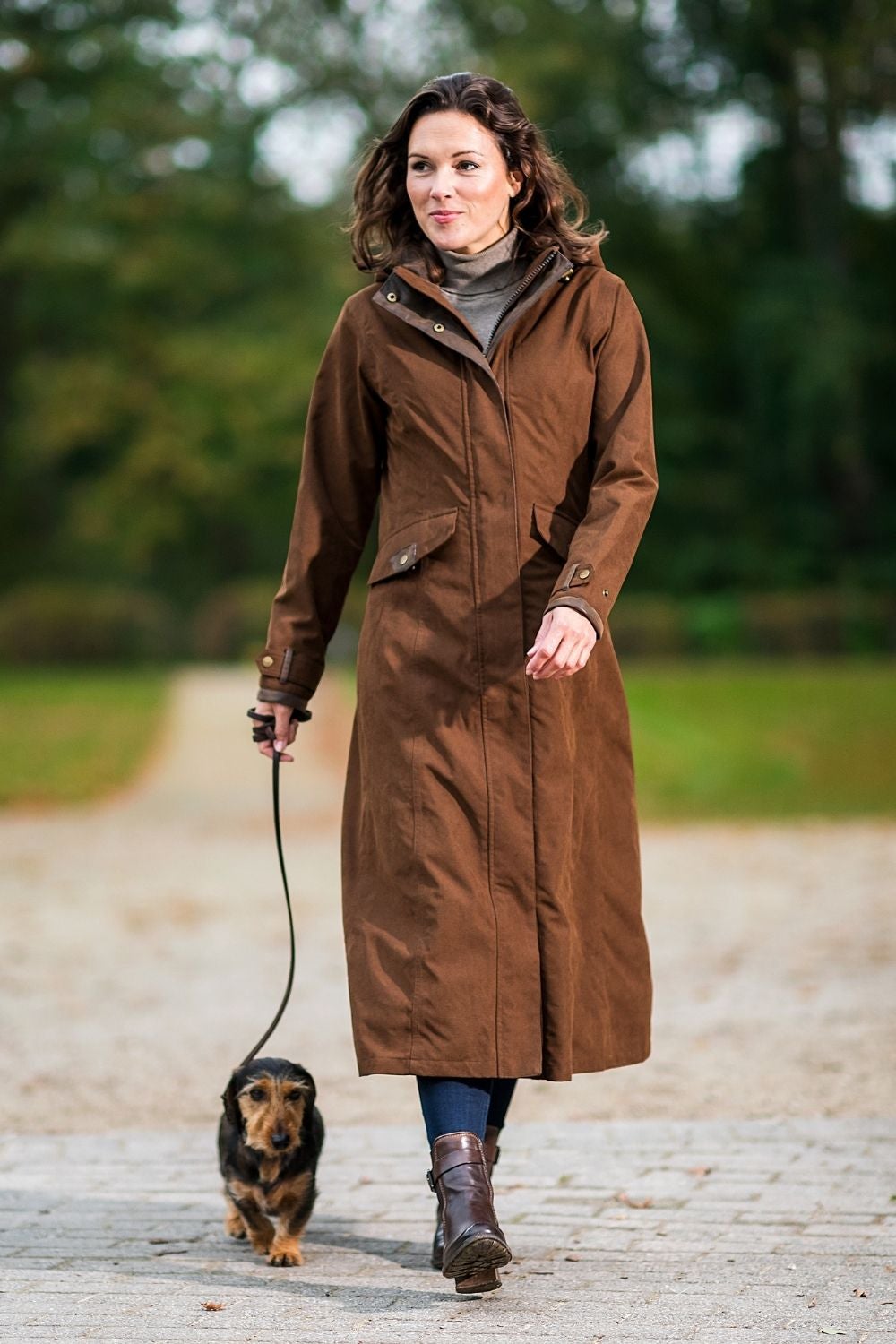 Stay Dry Coat Best Waterproof Dog Walking Coat Ladies Longcoats