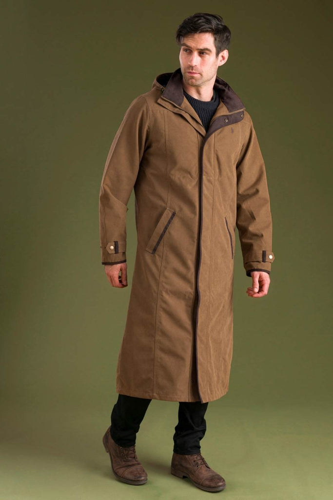 Longcoats Trystan Men's Long Raincoat With Hood – Longcoats Trading Co.